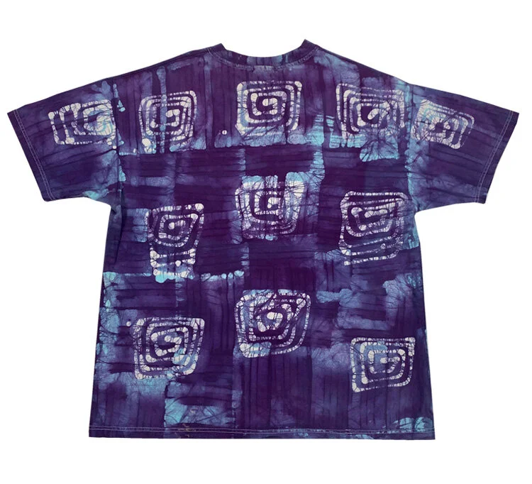 Vintage 90s Swirl all over print t shirt.