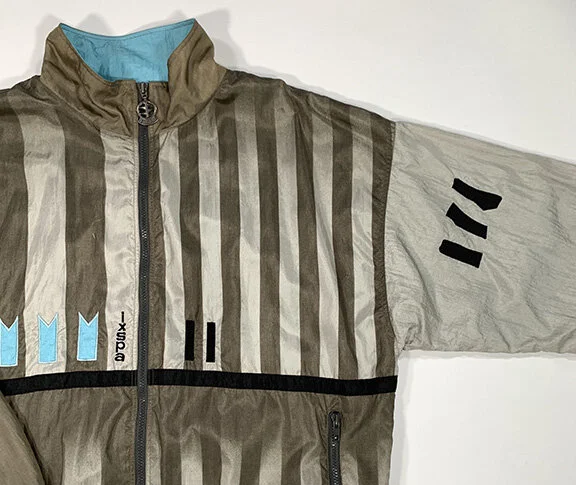 Vintage 90s Ixspa Striped Jacket.