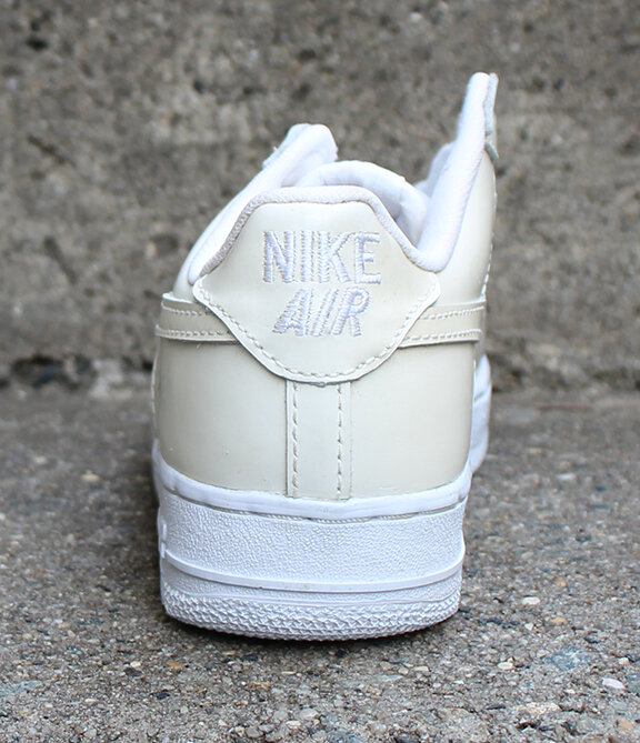 nike air force 1 white patent leather