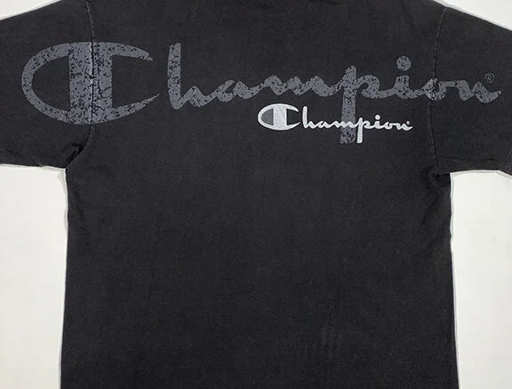 Vintage 90s Champion big logo t shirt.