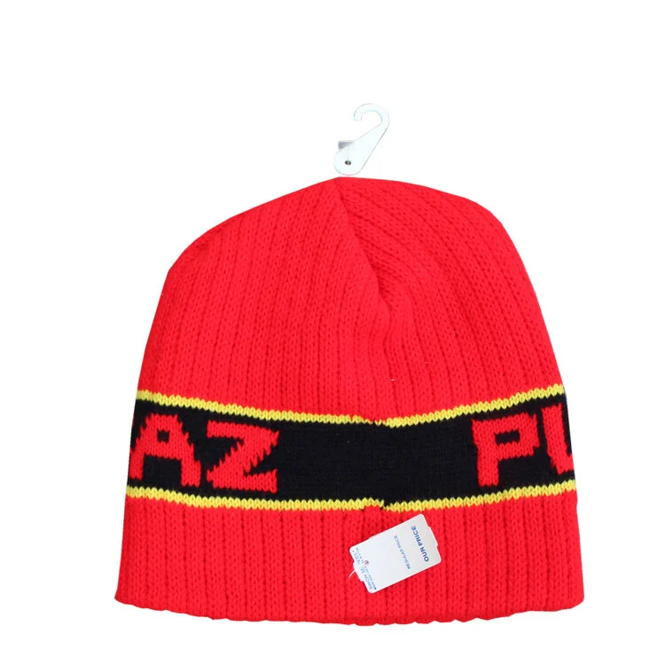 Vintage Pure Playaz red and yellow beanie