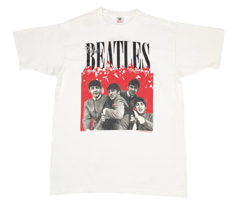 Vintage 90s Beatles Double Sided T Shirt