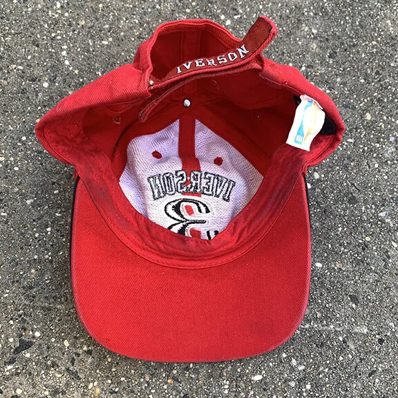 Drew Pearson Allen Iverson 76ers Red Hat — RootsBK - Main Image