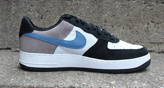Nike Air Force 1 Low Escape white, storm blue, grey and black