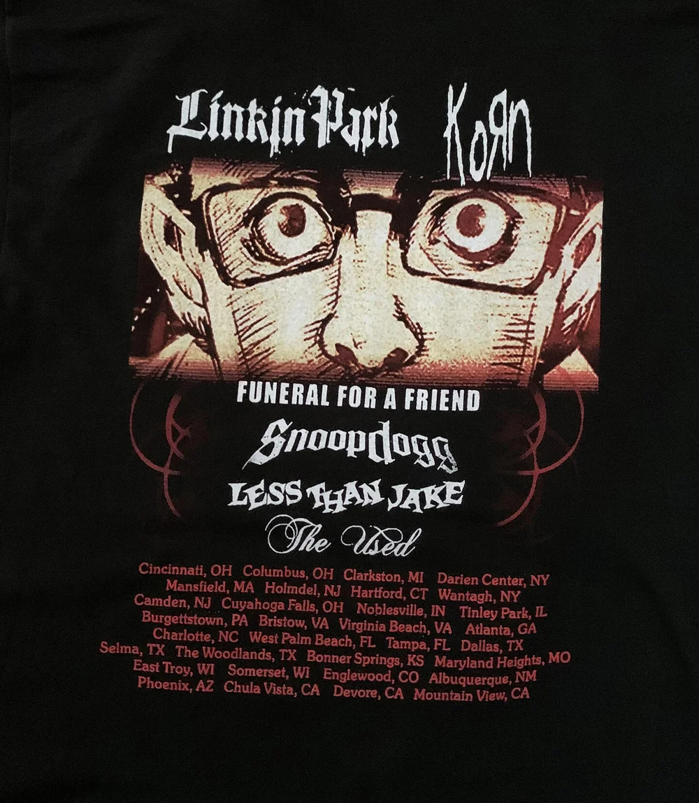 Linkin Park Projekt Revolution Tシャツ 2004