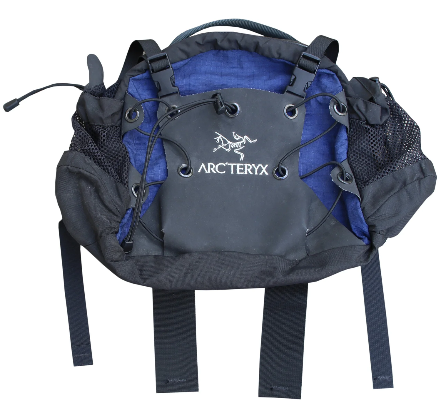 Arcteryx Black / Blue Q10 Waist Pack — RootsBK 