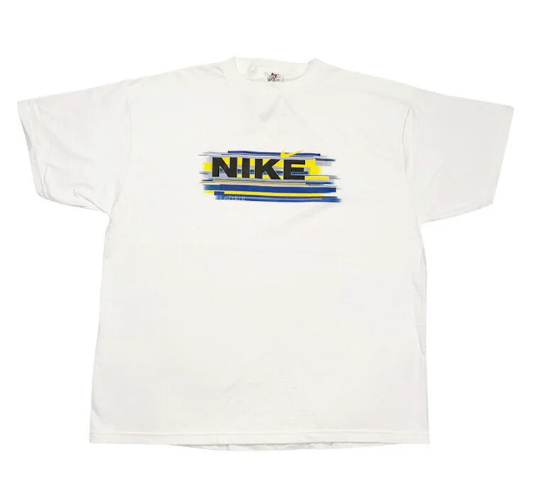 Rootsbk Nike Retro Just Do It Tee Vintage Nike Just Do It Colorful - Main Image