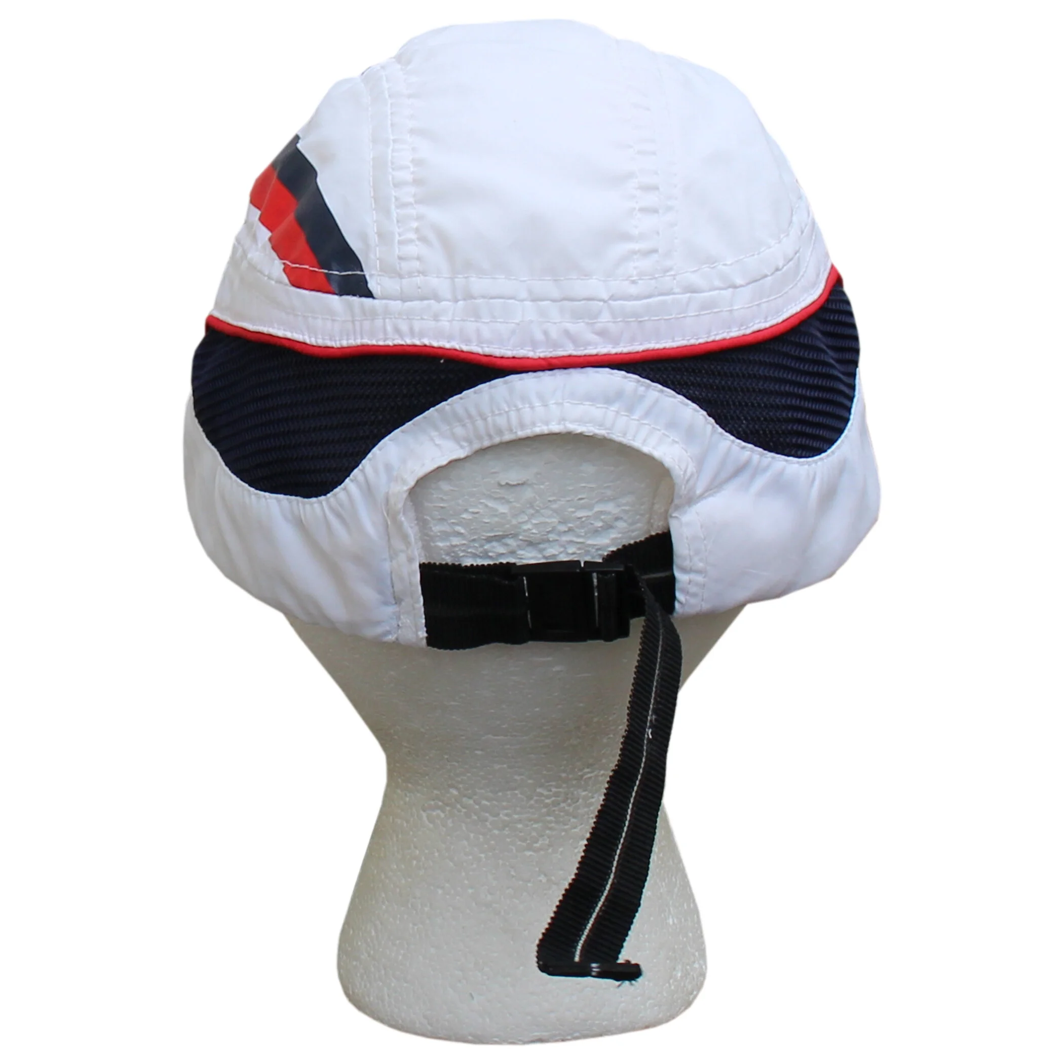 Vintage Sergio Tacchini Lago Stripped White hat