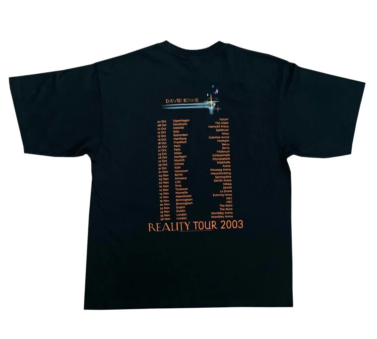 David Bowie 2003 Tour T Shirt.
