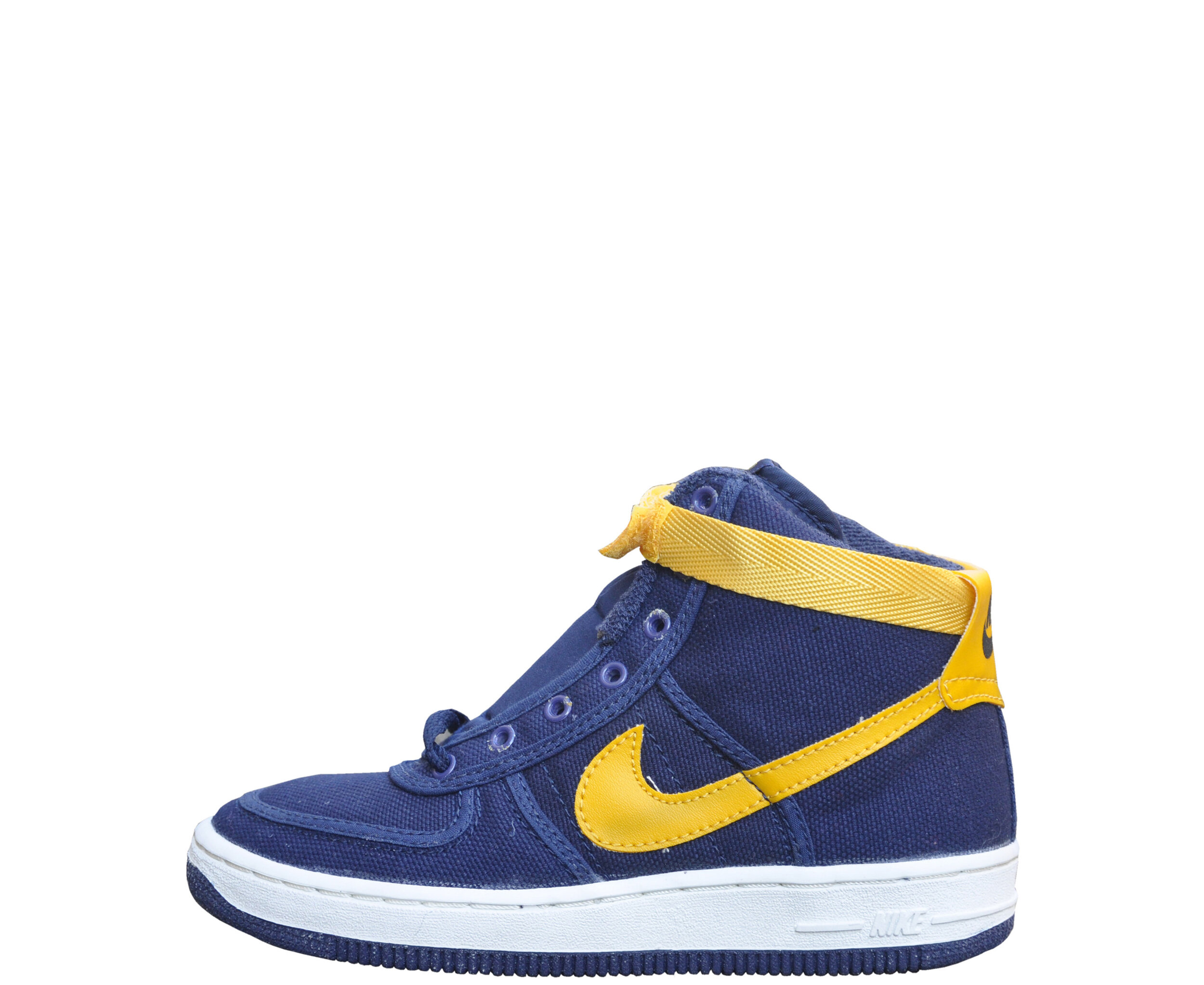 navy blue and gold air force ones