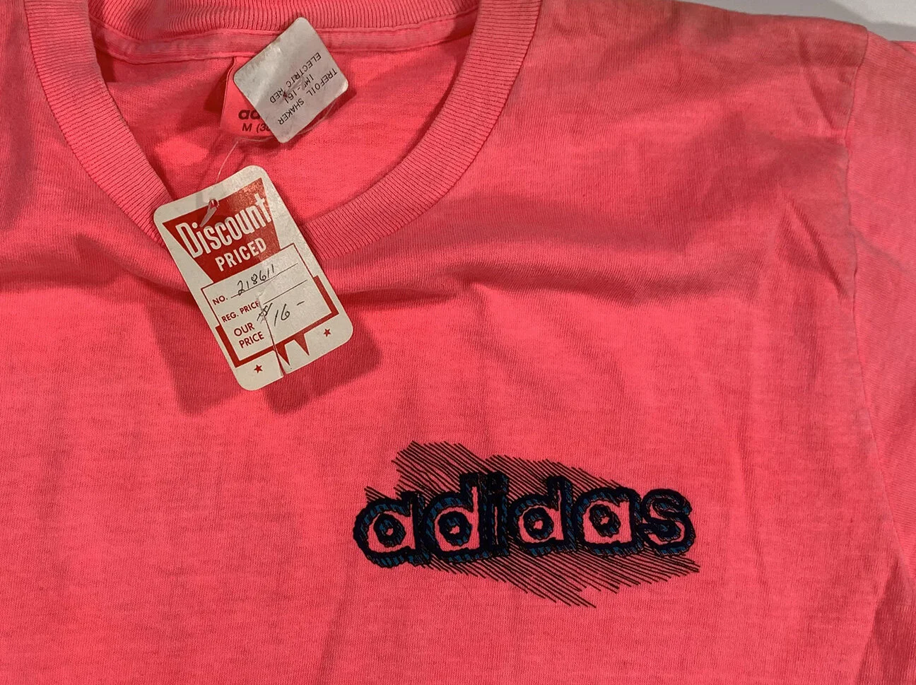 neon pink adidas shirt