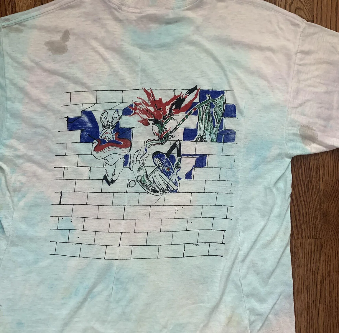 Vintage 80s Pink Floyd Wish You Were Here T Shirt