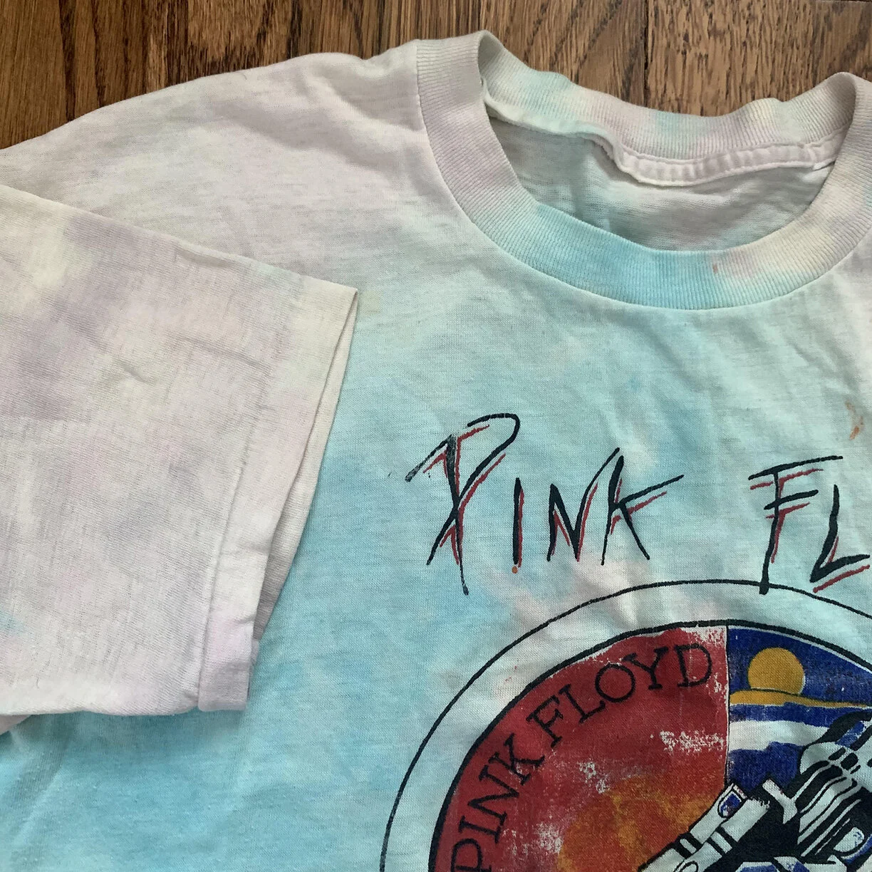Vintage 80s Pink Floyd Wish You Were Here T Shirt