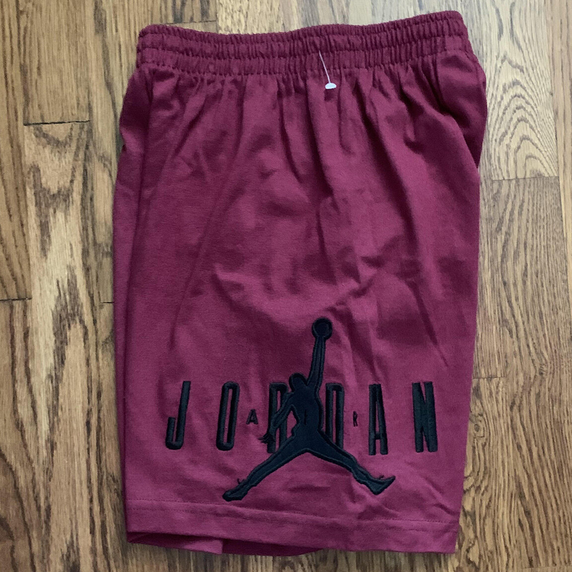Vintage Nike Air Jordan 7 Bordeaux and black shorts