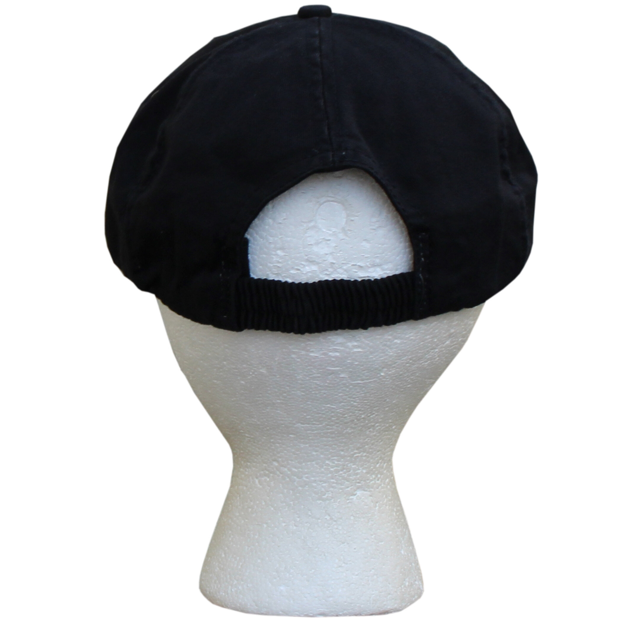 Vintage Stussy Copyright Black Stretchback Hat — Roots