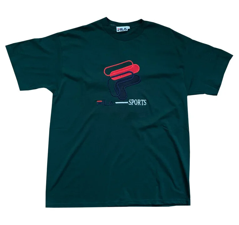 Vintage Bootleg Fila Sport Green T Shirt (Size L) NWOT — RootsBK