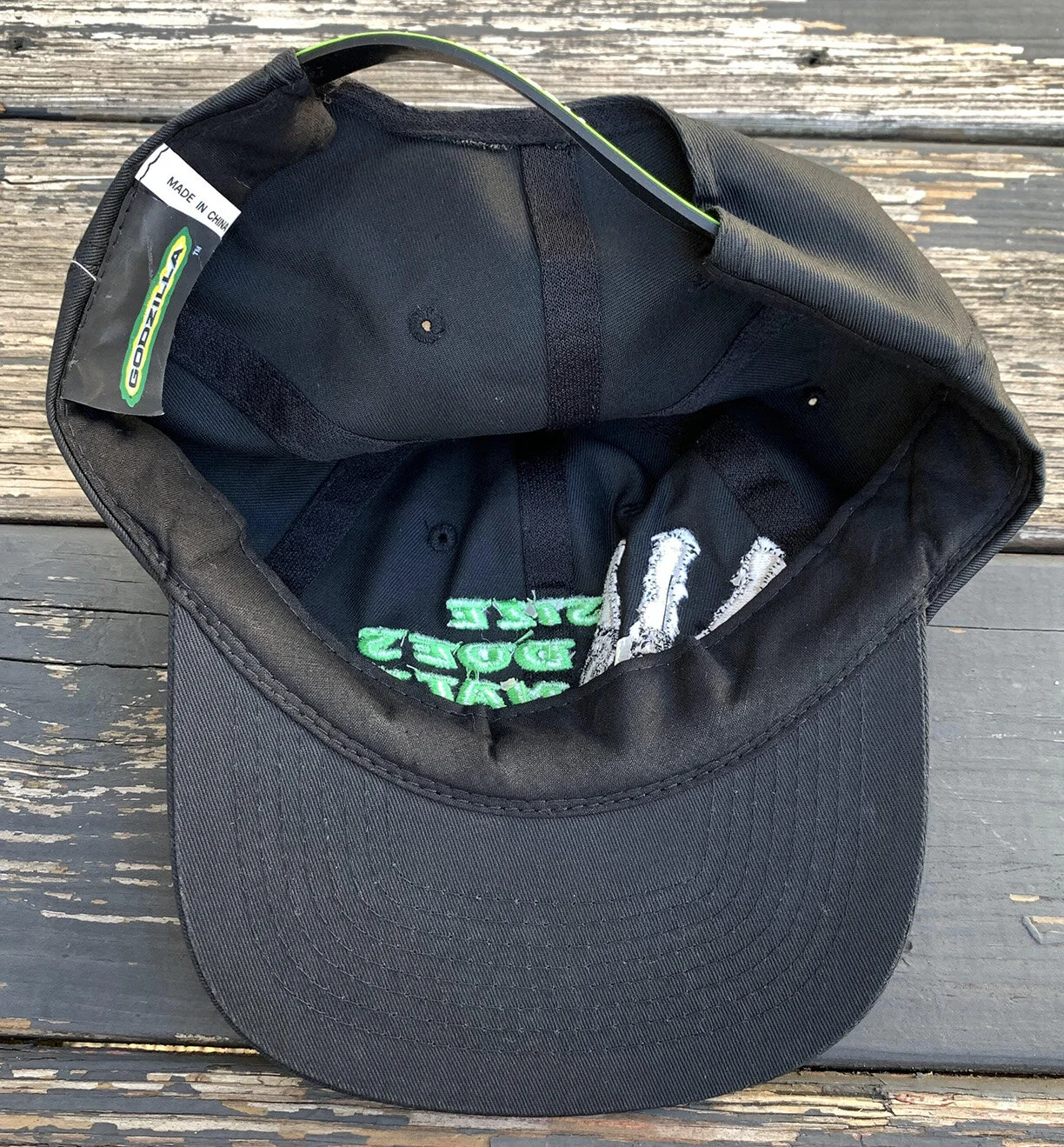 Vintage Godzilla Size Does Matter Hat.