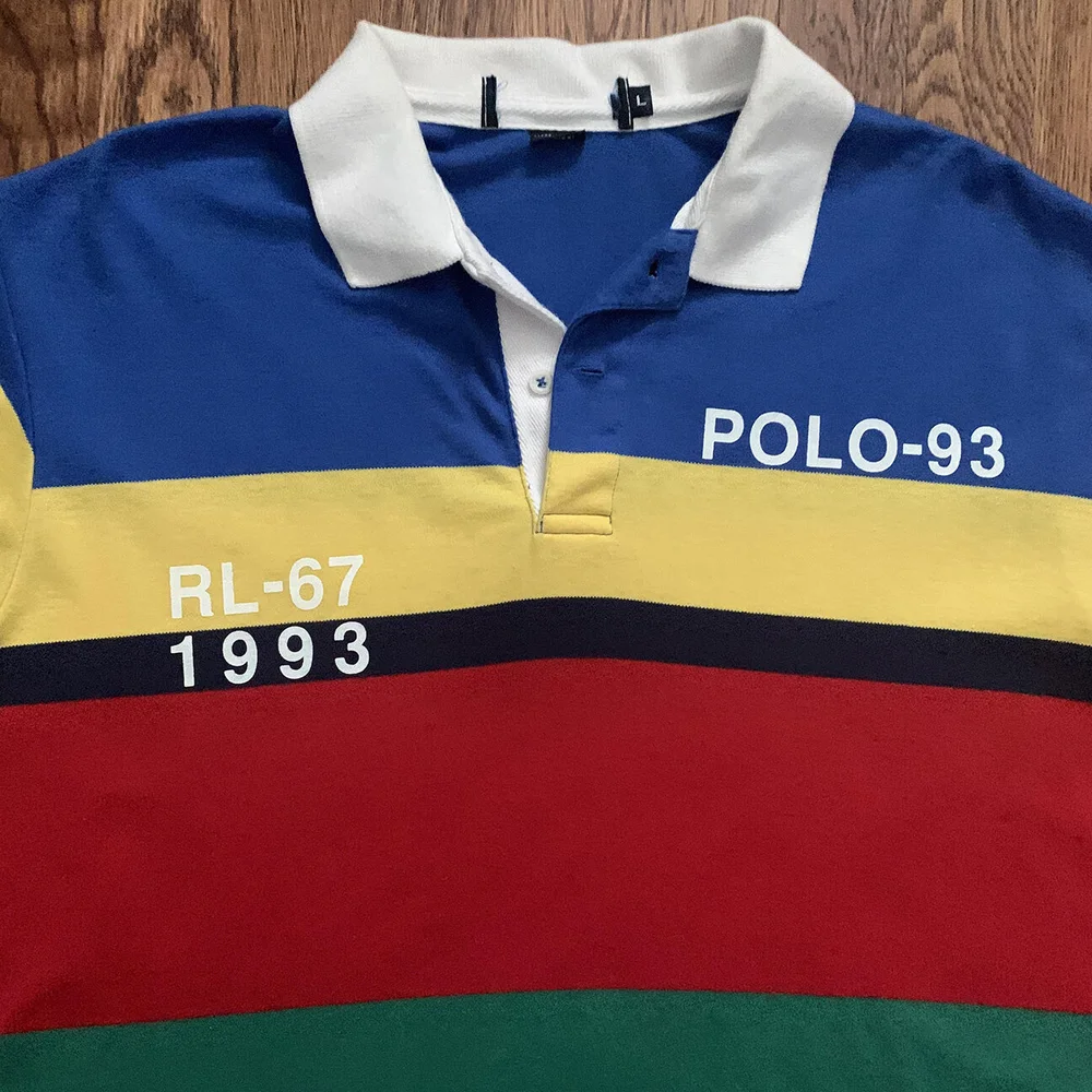 Vintage Polo Ralph Lauren RL-67 1993 Life Saver Shirt (Size L 