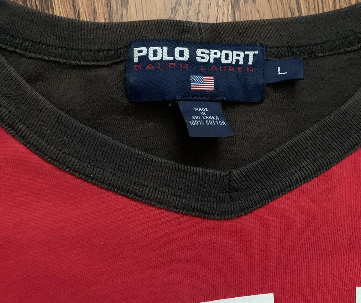 Vintage Polo Sport Ralph Lauren USA hockey jersey