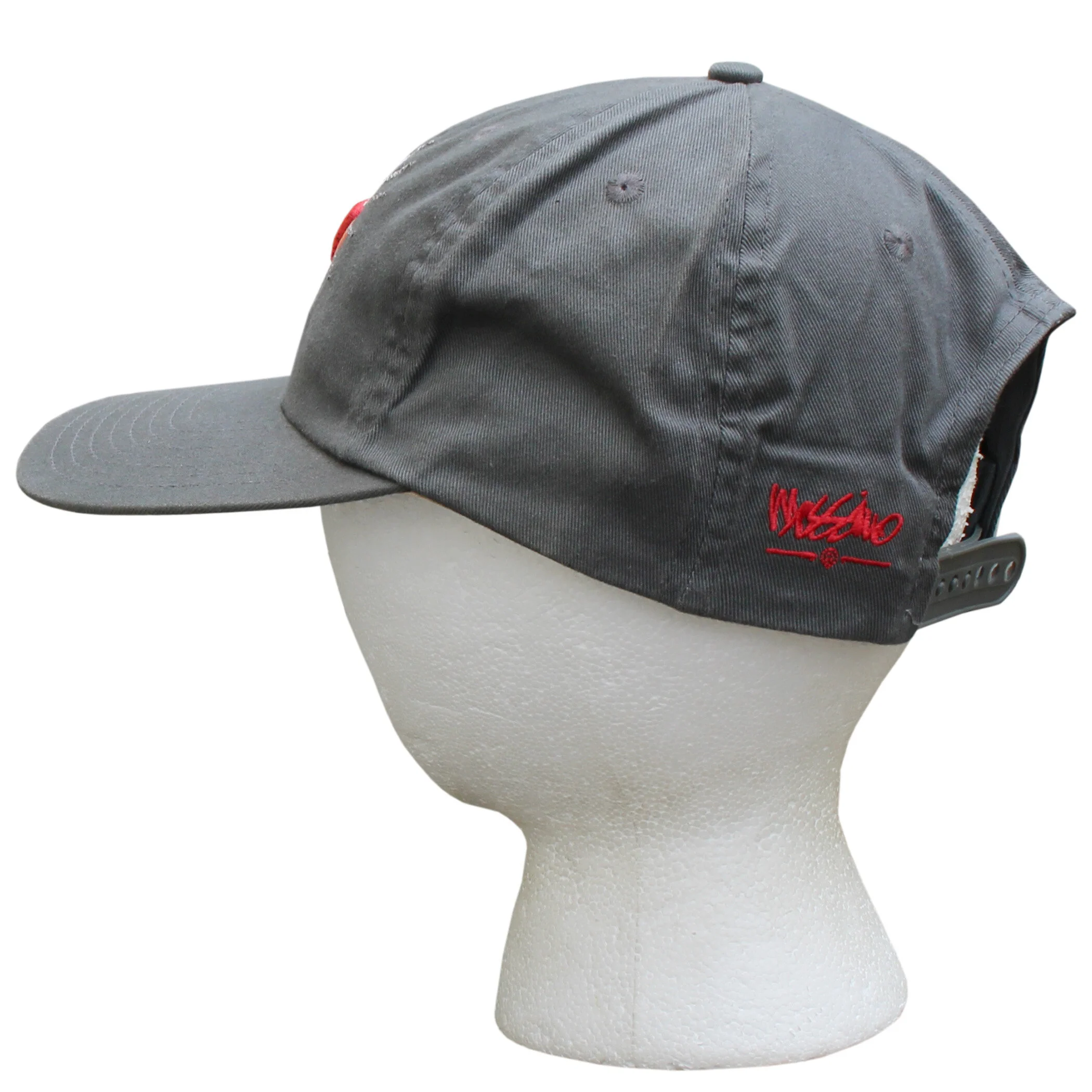 Vintage 90s Mossimo Grey and red snapback