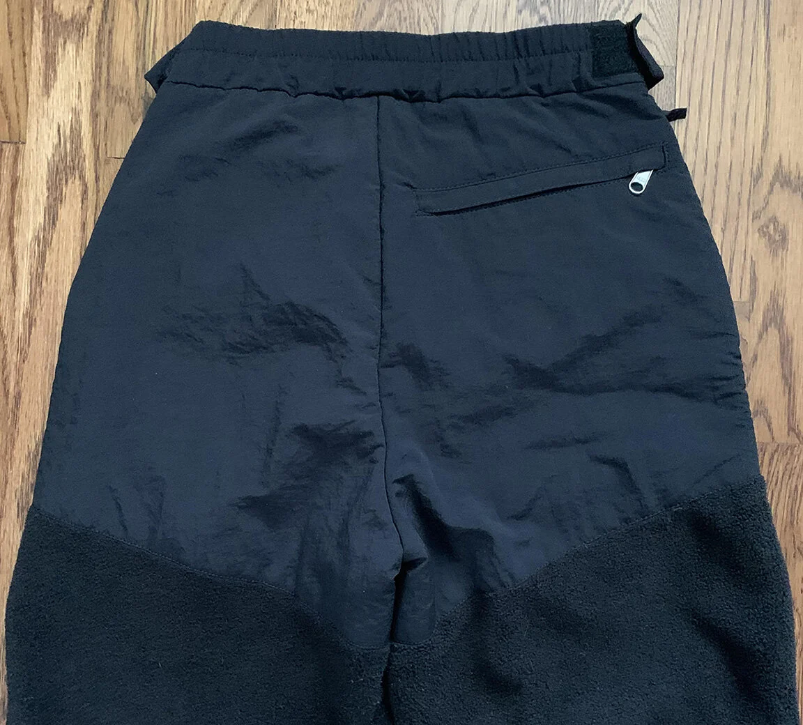 Vintage The North Face Denali Black and White fleece pants