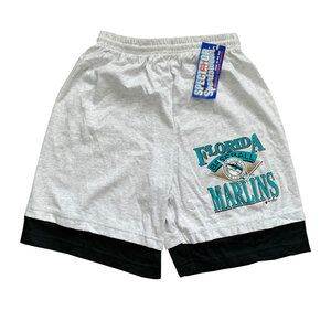 Vintage Spectacular Sportswear Florida Marlins Double Layered Shorts (Size  S) NWT — Roots