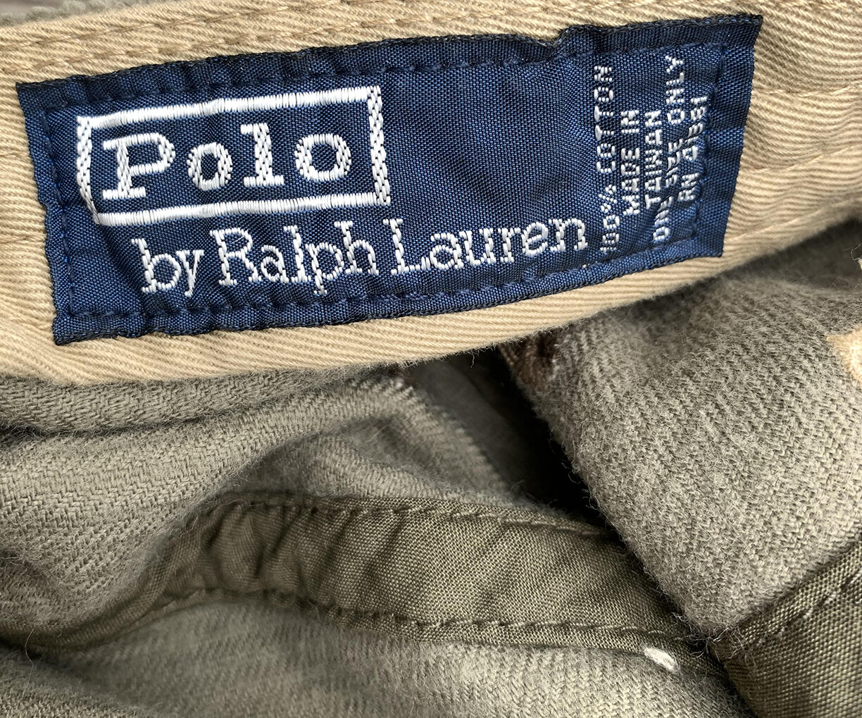 Vintage Polo Ralph Lauren Pony Logo Olive / Tan Corduroy Hat — Roots