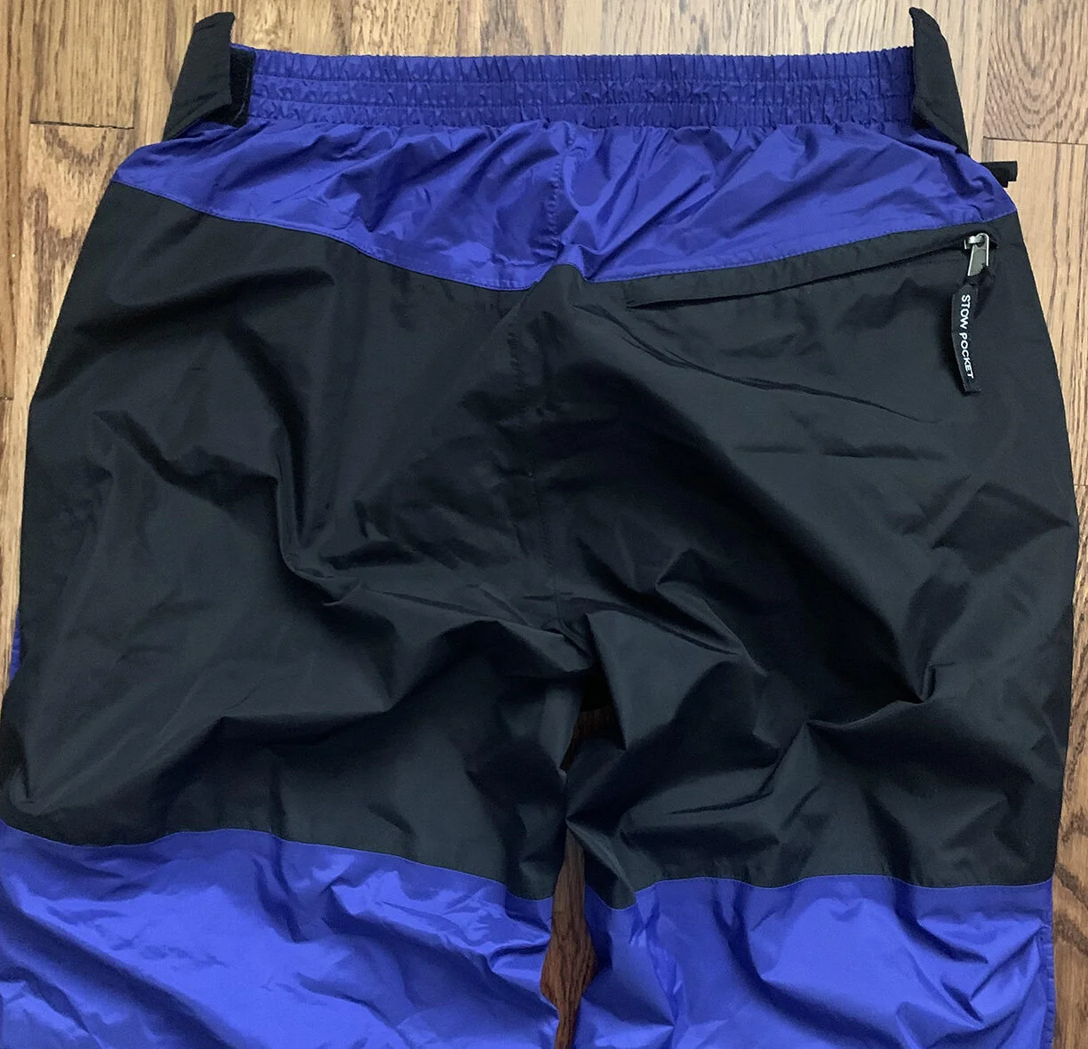 Vintage The North Face Mountain Light Blue / Black Gore-Tex Pants