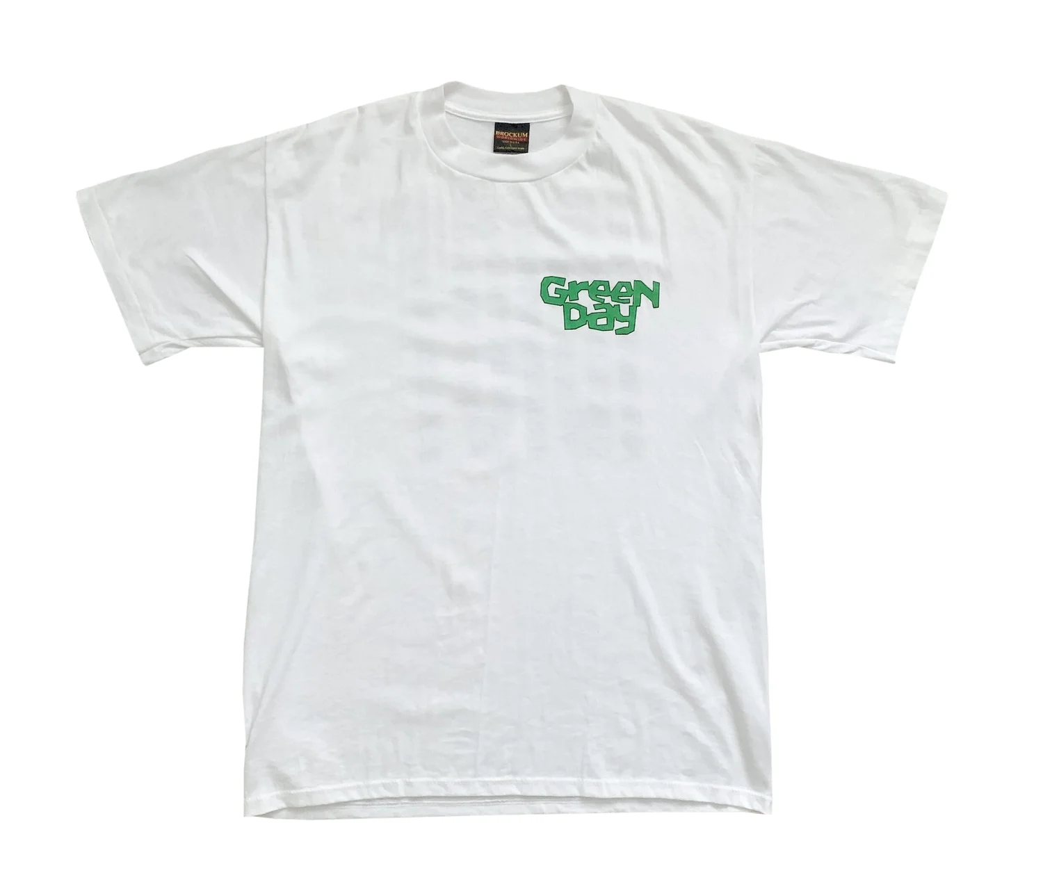 T-shirt de travail en coton vert et noir Panoply