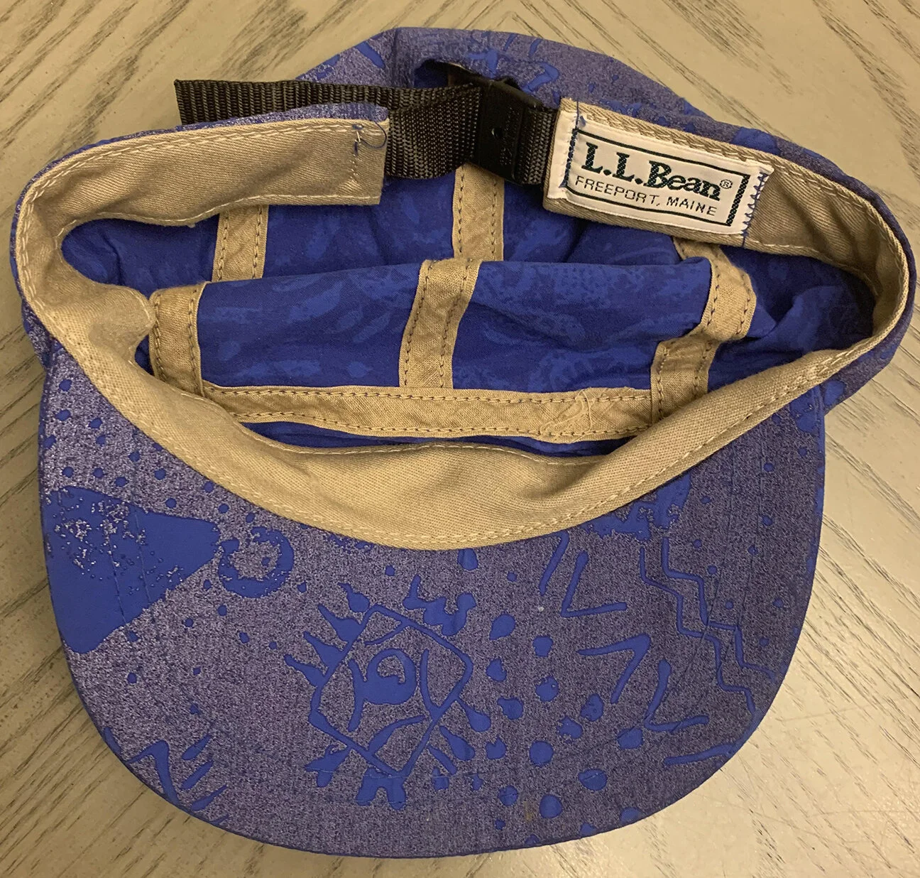 Vintage 90s LL Bean Reflective 5 panel hat