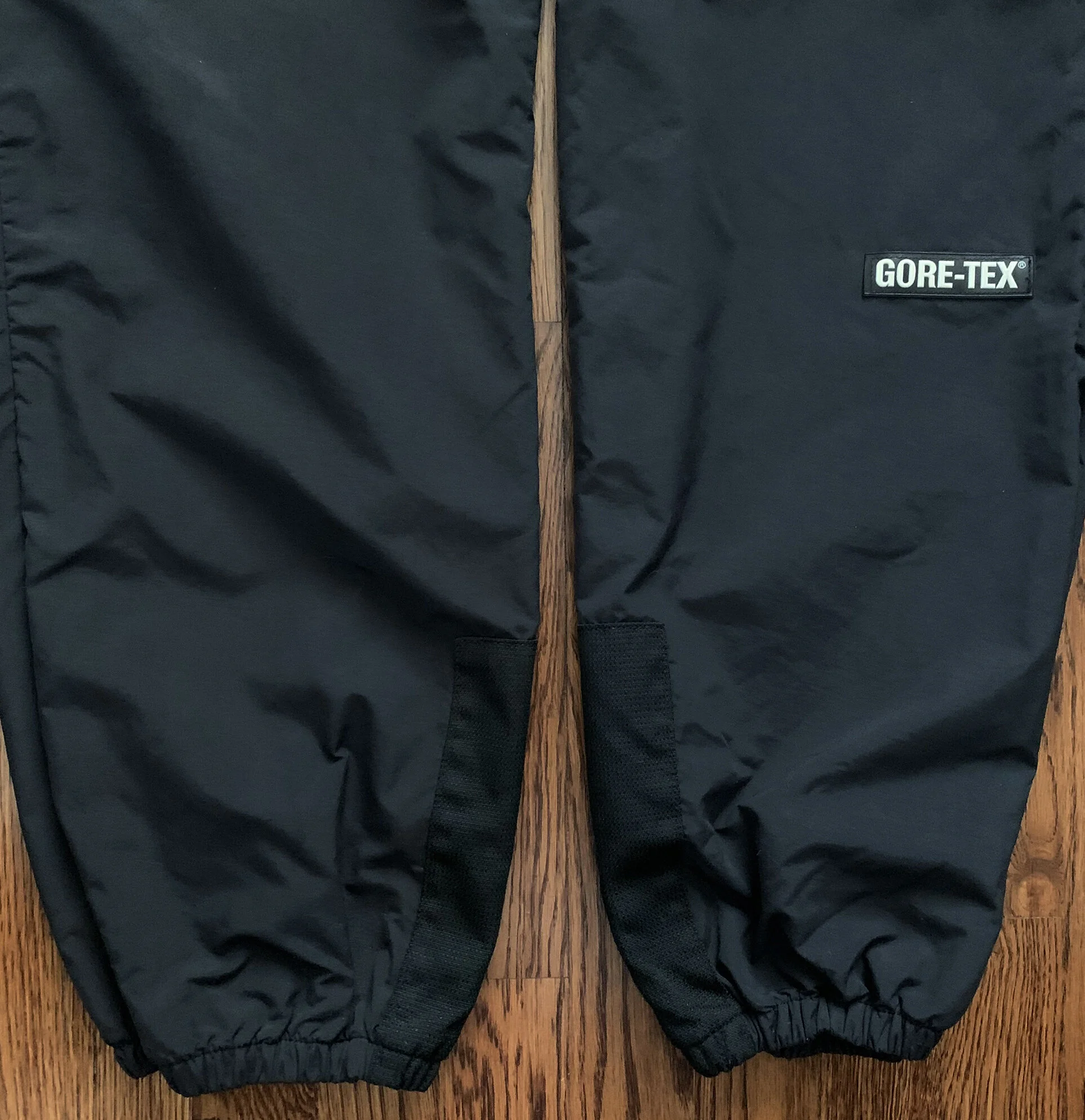 Vintage 90s Gore-Tex branded black pants.