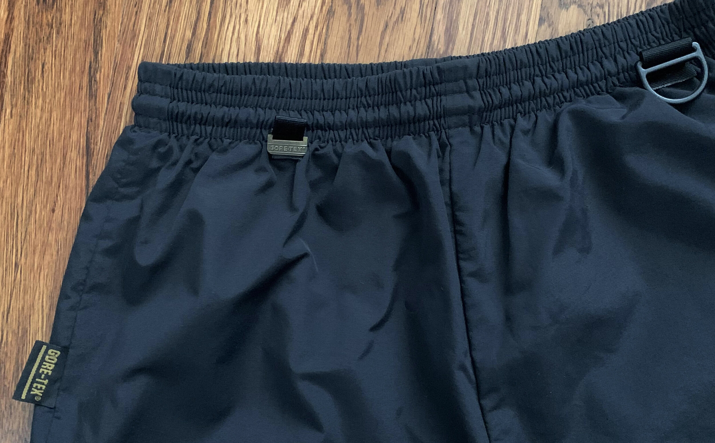 Vintage 90s Gore-Tex branded black pants.