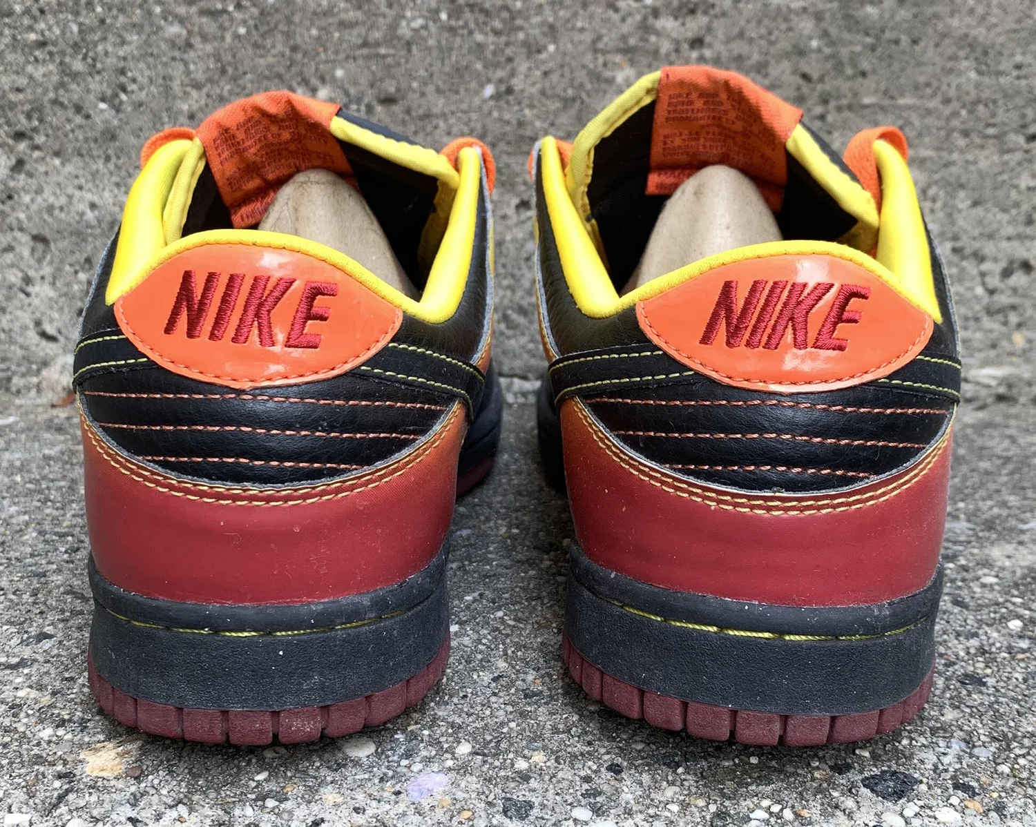 2009 Nike NYX Dunk Low Black Orange Blaze Nike SB Dunk Low Black Orange Blaze Men main image 3