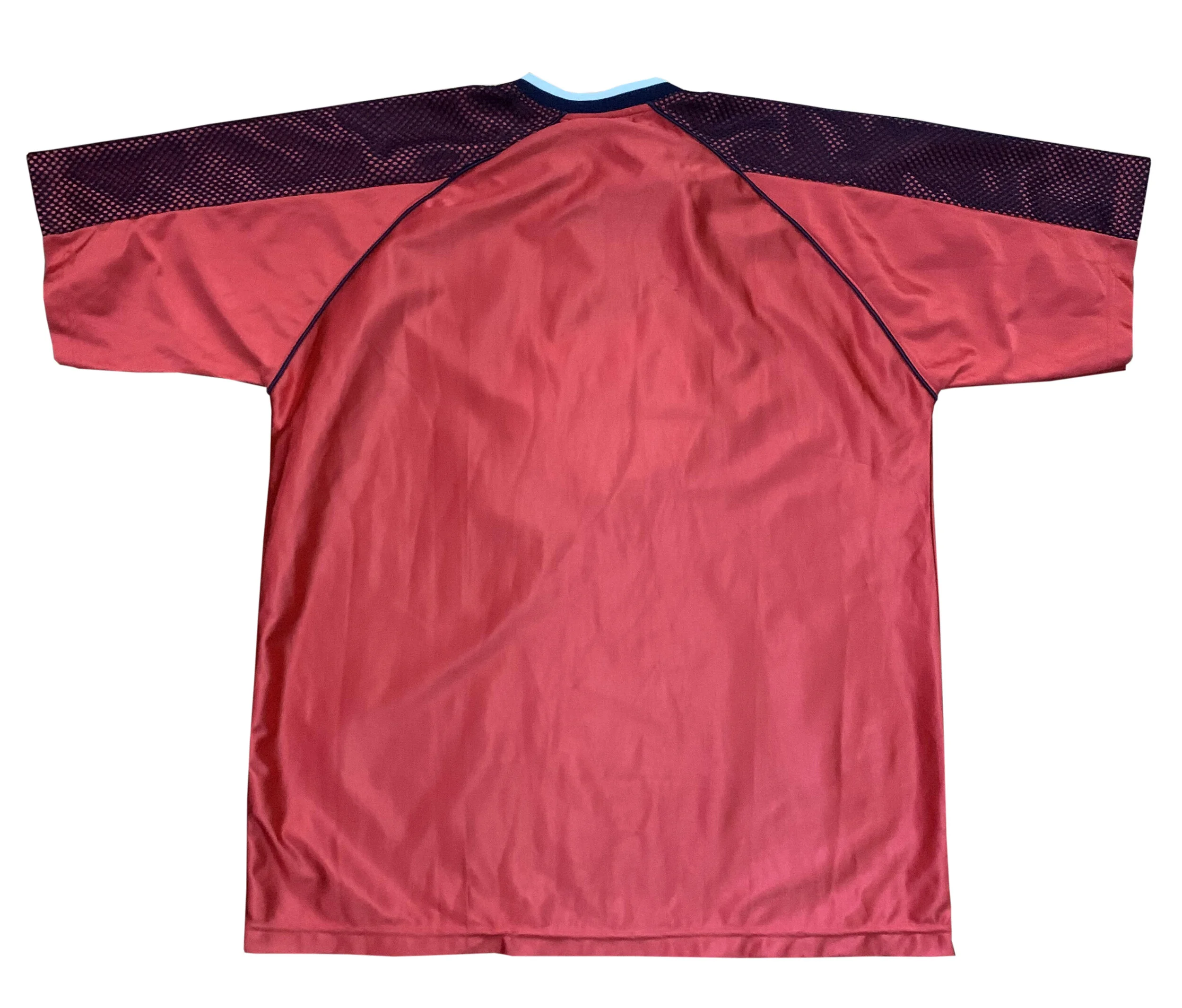 Vintage Wu Tang Clan Red and Navy Jersey