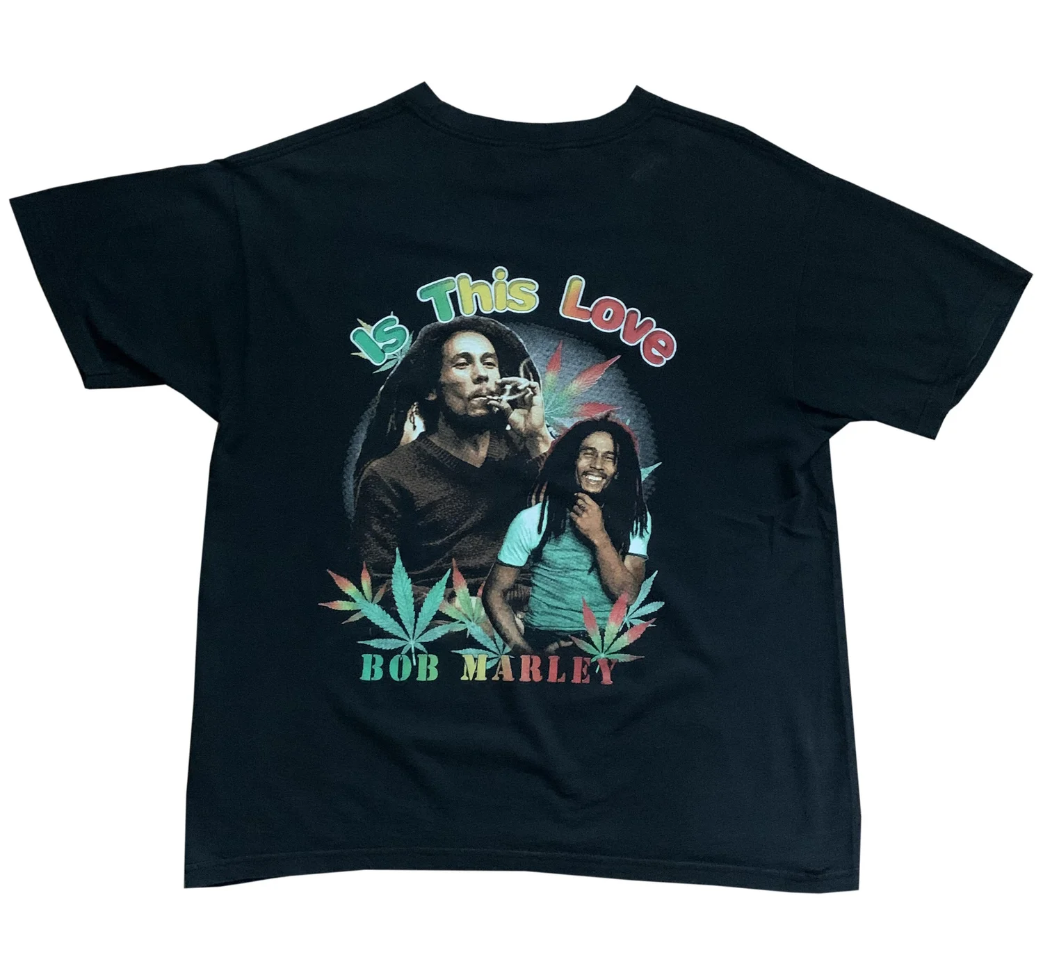 Vintage Bootleg Bob Marley Double Sided T Shirt (Size XL) — RootsBK