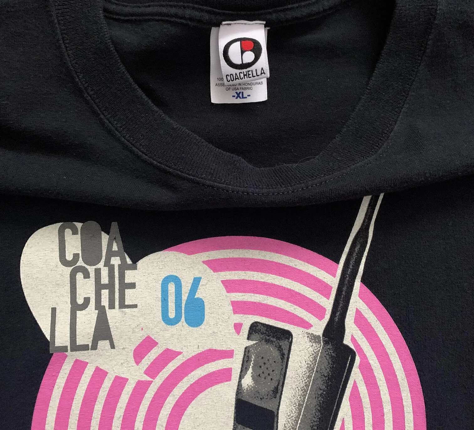 2006 Coachella Cell Phone Tour T Shirt