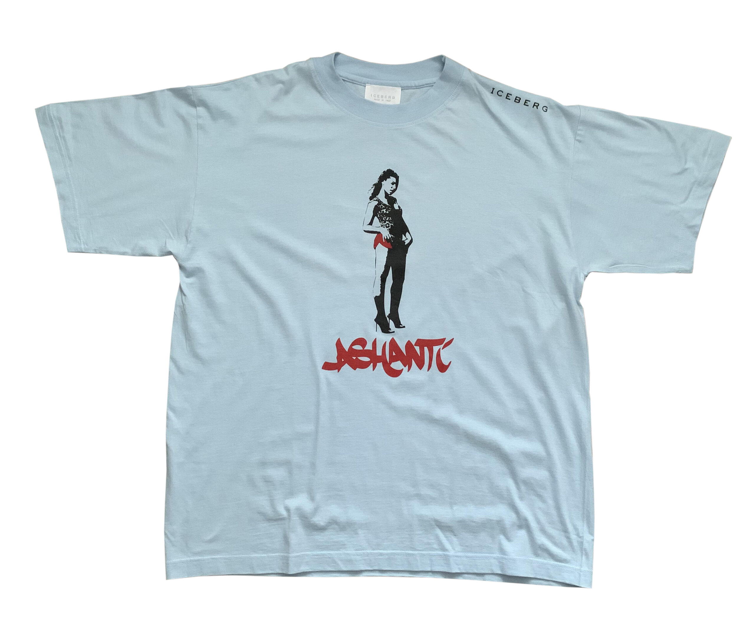 Vintage Iceberg Ashanti Album Release Party T Shirt Size L NWT