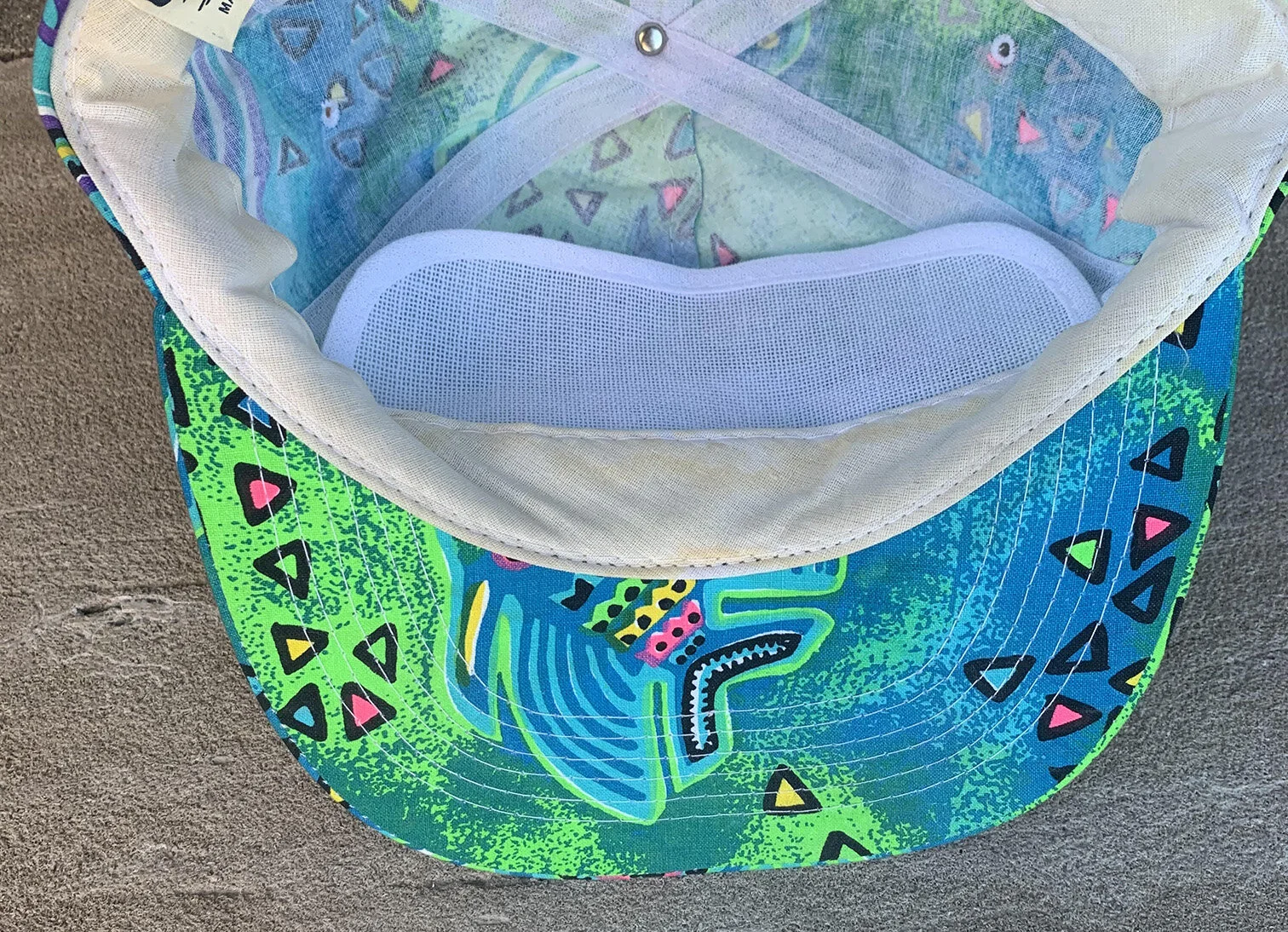 Vintage Coca Cola Funky Print snapback