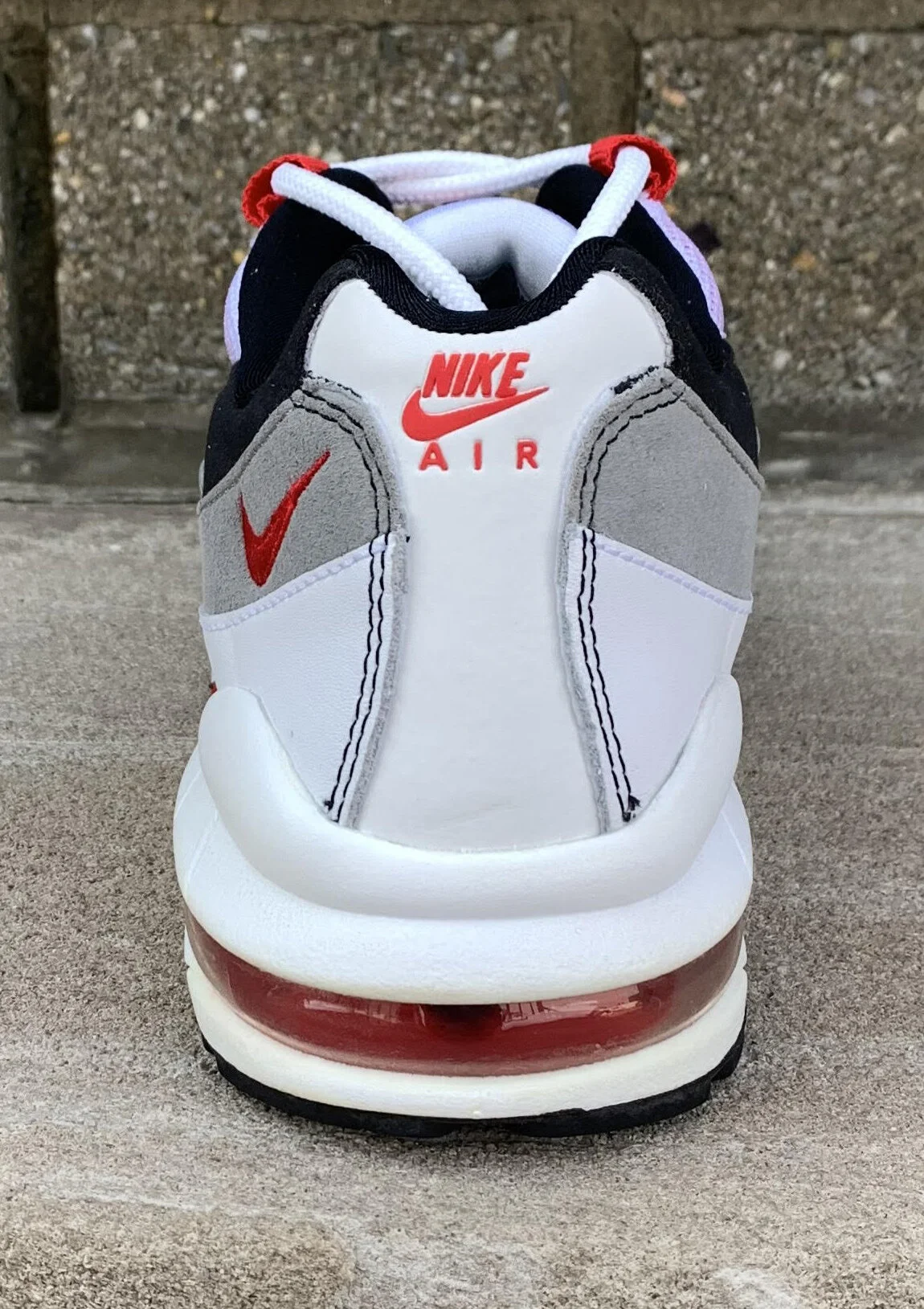 Kids Nike Air Max 95 White Comet Neutral Gray.