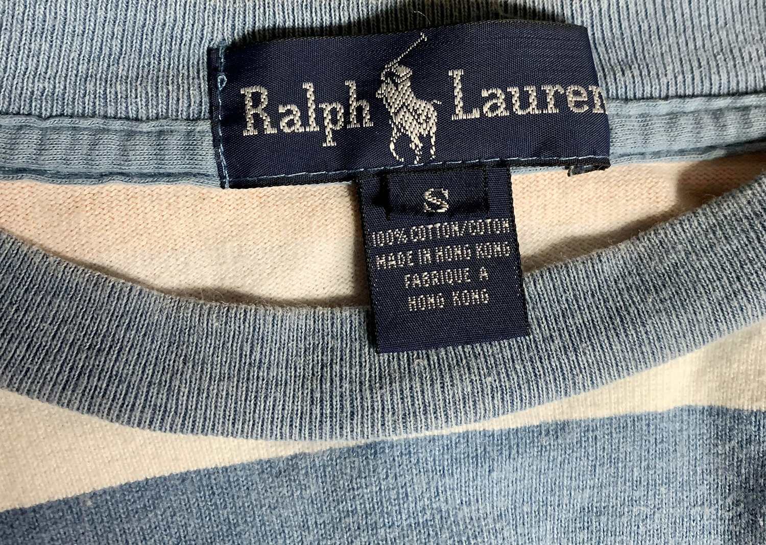 Vintage Ralph Lauren Colorful Striped Shirt (Size S) — Roots