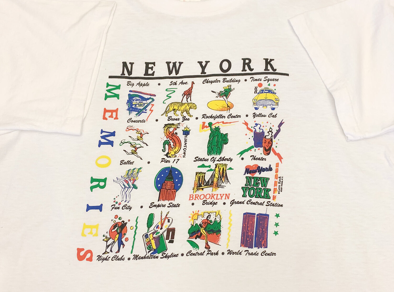 Vintage New York Memories Souvenir T Shirt (Size XL) — Roots