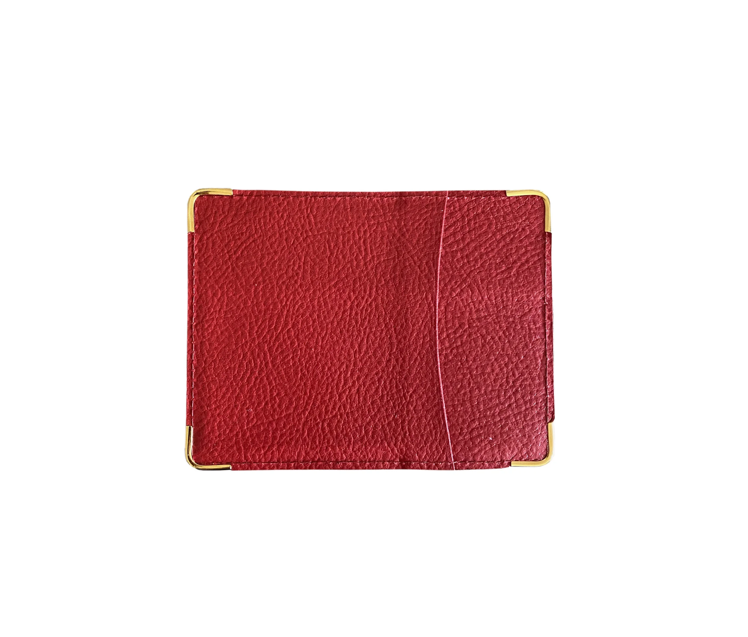 Vintage Rolex Red Leather Card Holder