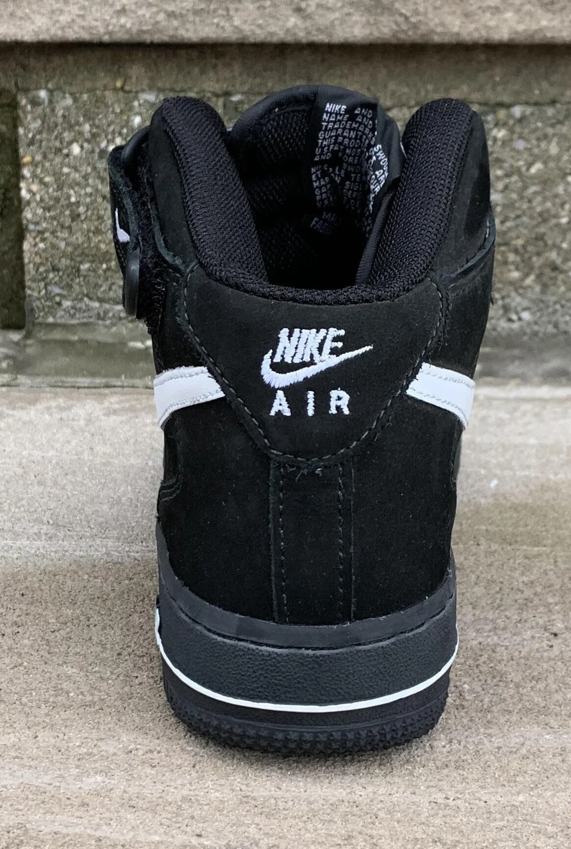 air force 1 size 5 black