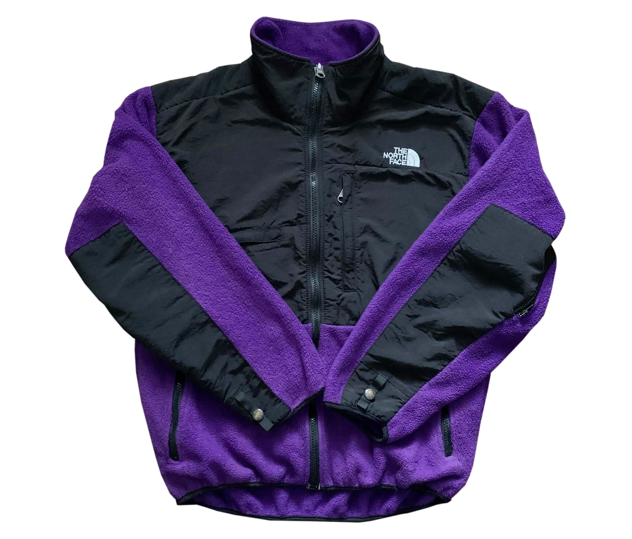 north face fleece jacket purple