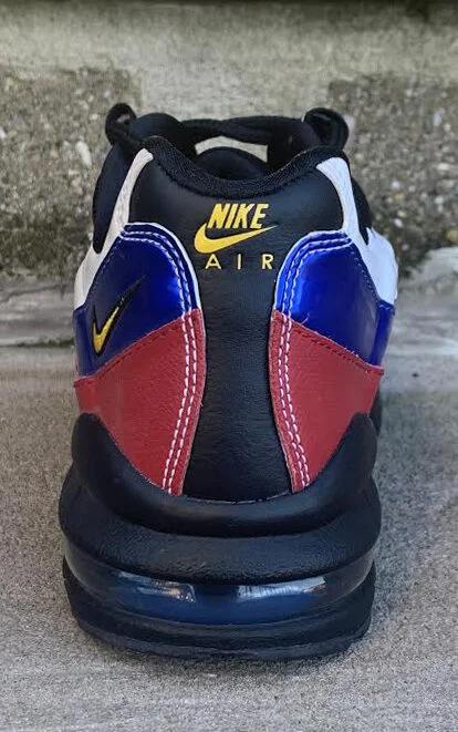 Kids Nike Air Max 95 Black, varsity red and blue