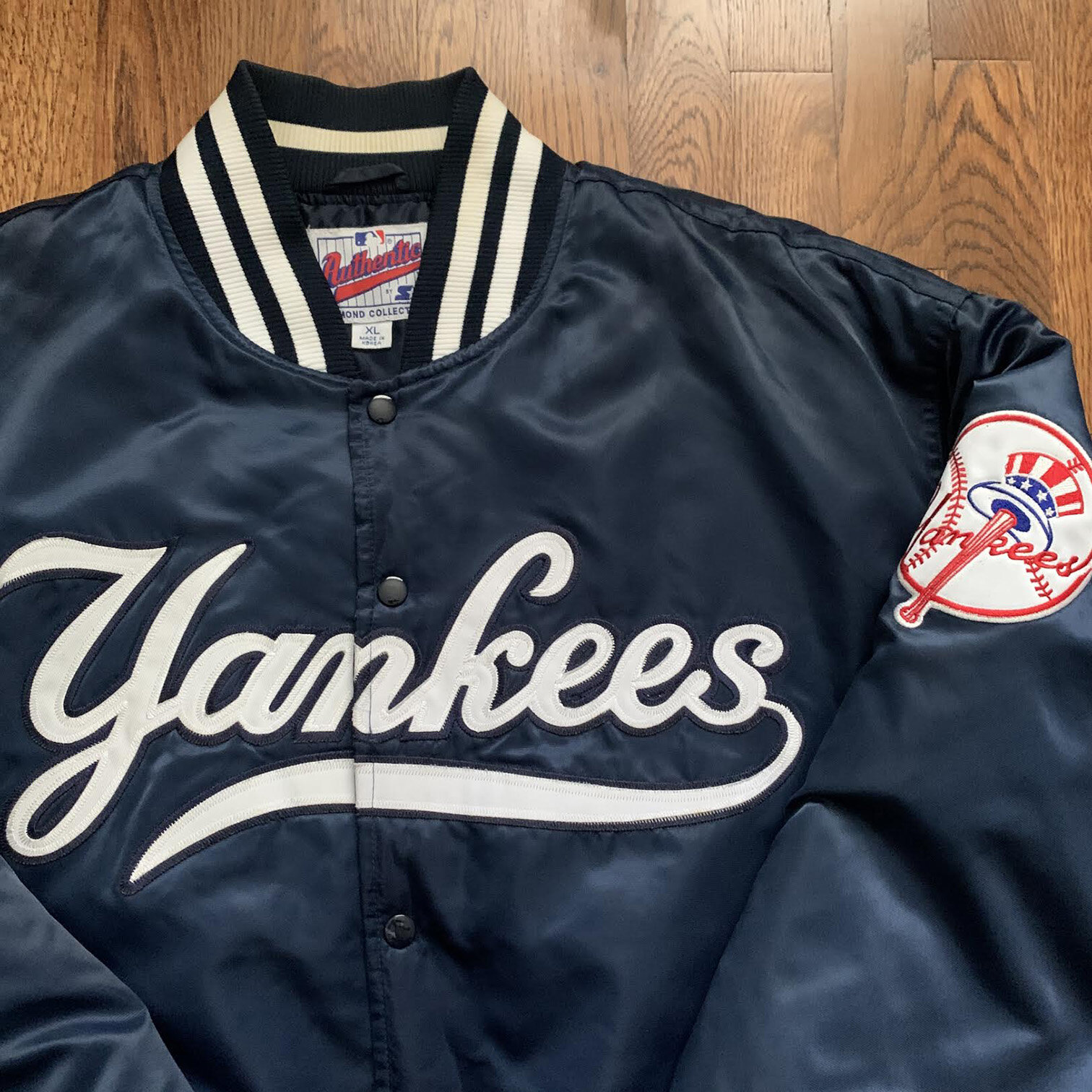 Vintage Starter New York Yankees Dugout Jacket (Size XL) — Roots