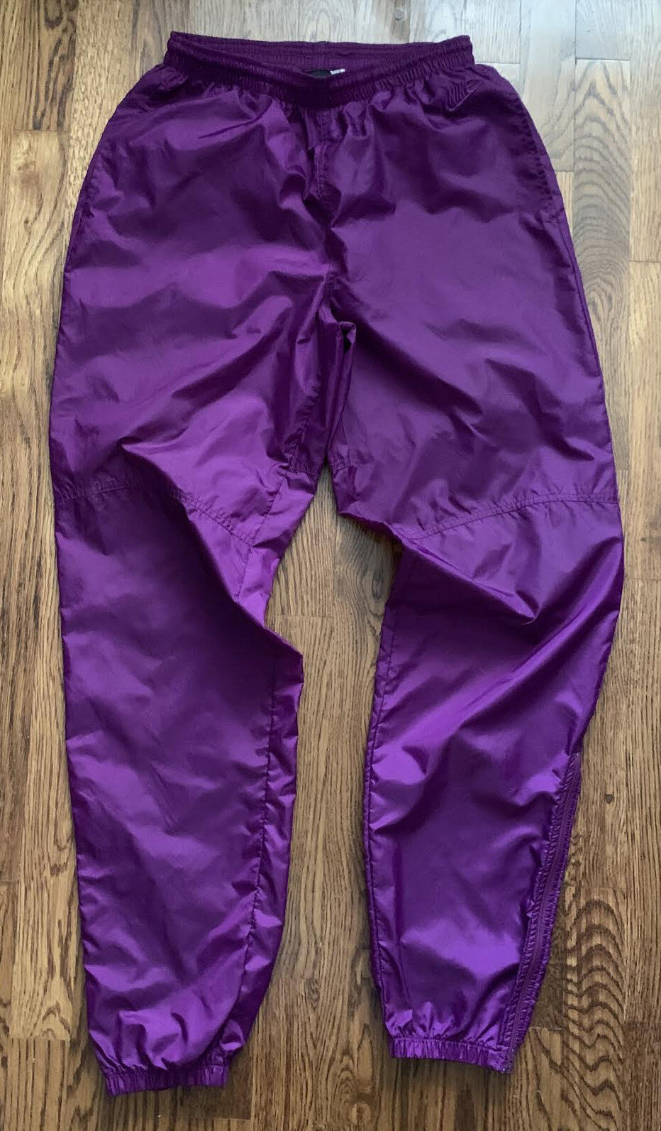 Vintage Nike Swoosh Purple Windbreaker Pants (Size M) — Roots
