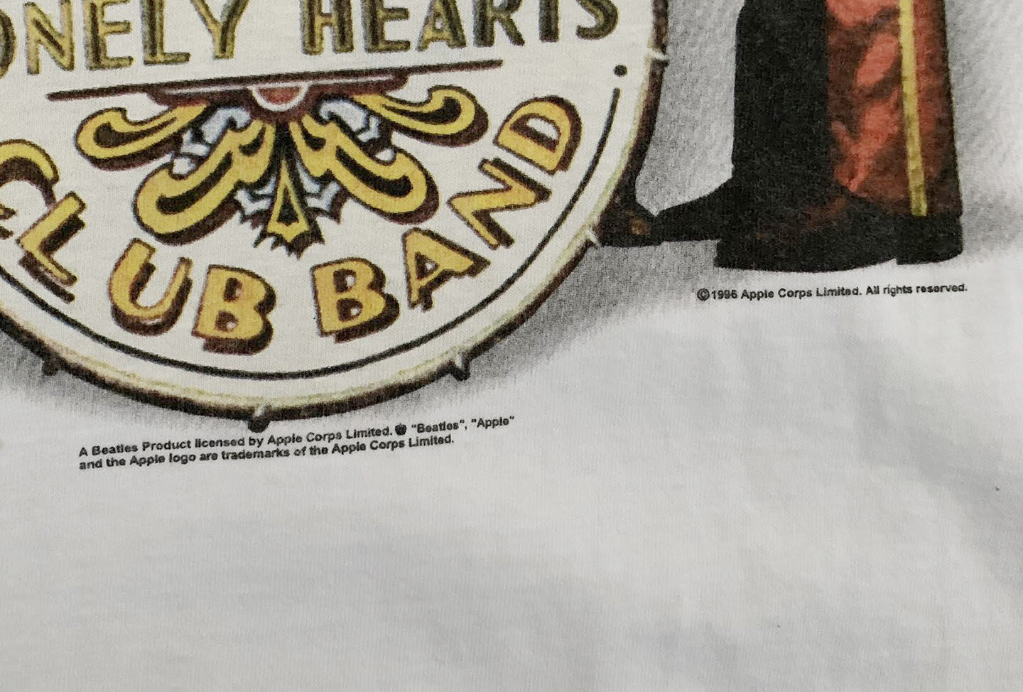 Vintage Beatles Sgt Peppers Lonely Hearts Club Licensed t shirt.