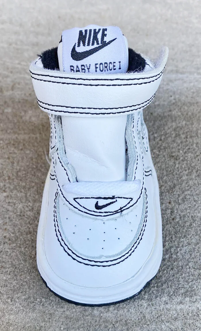 Baby Nike Air Force 1 Mid White / Black 