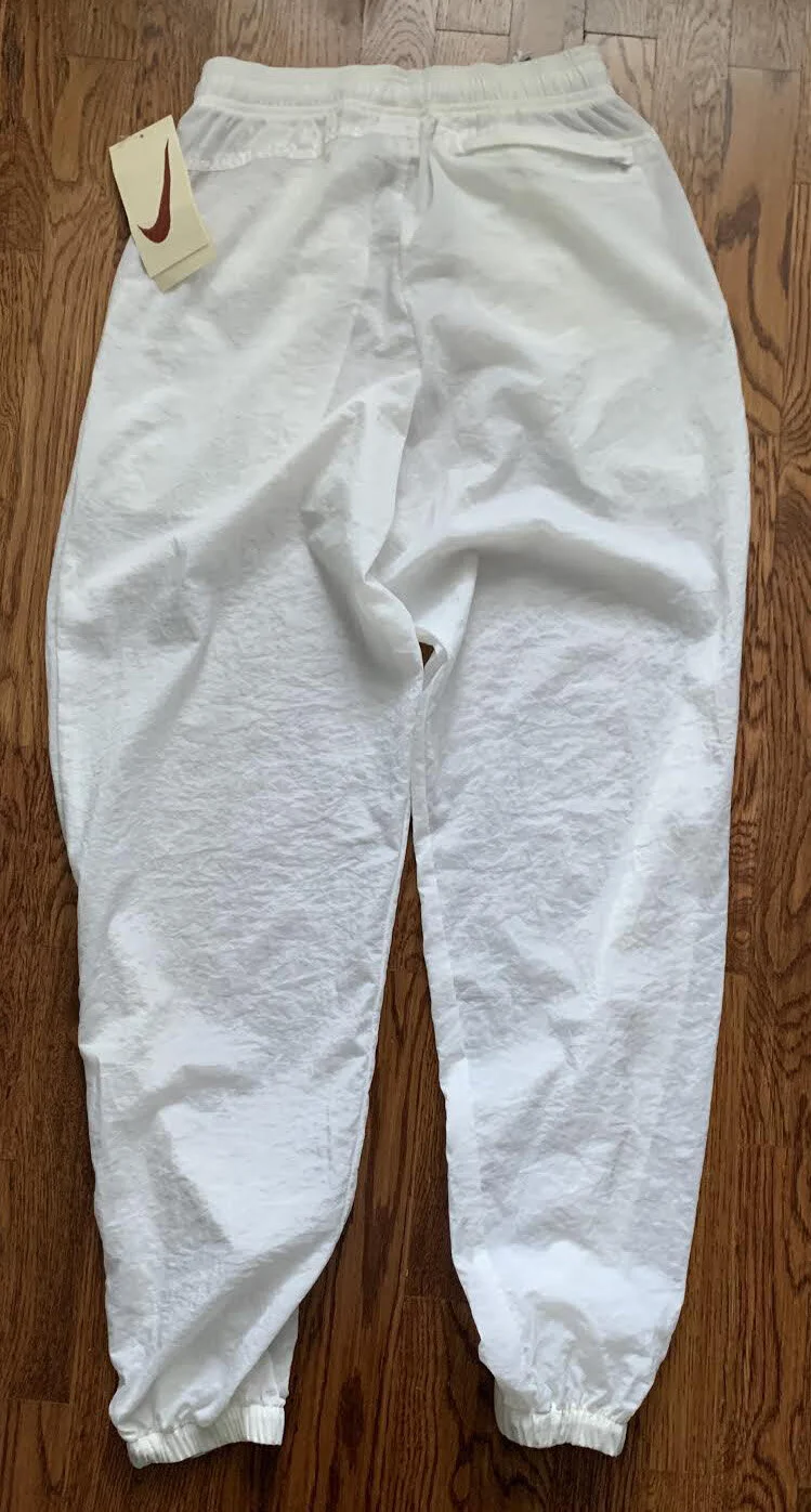 Vintage Nike White Windbreaker Pants.